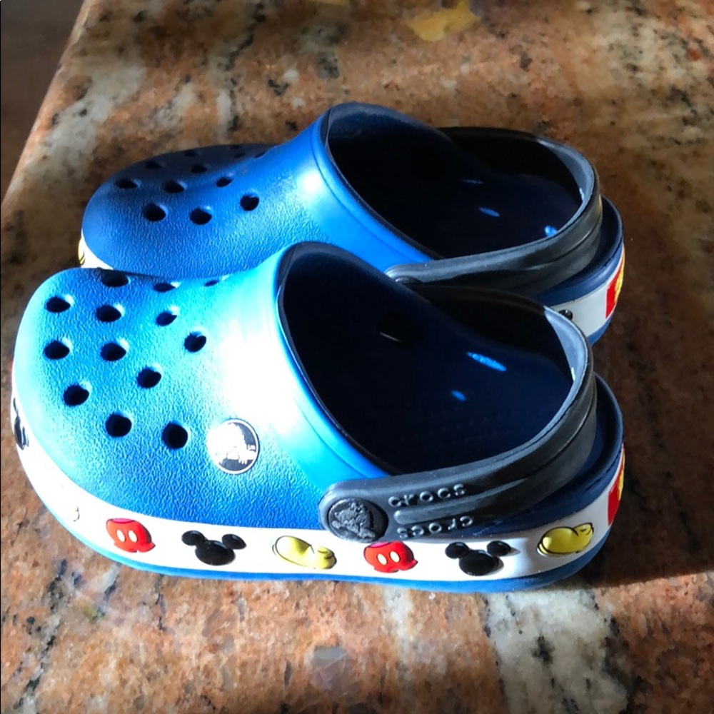 Mickey Mouse Crocs size 6